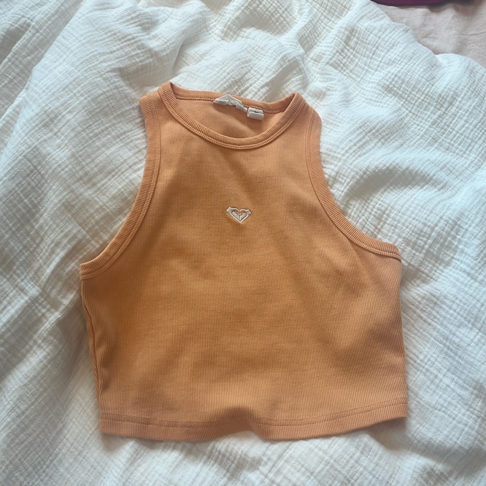 orange roxy top